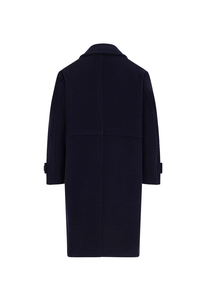 Cappotto bambina Fay nero in misto cashmere