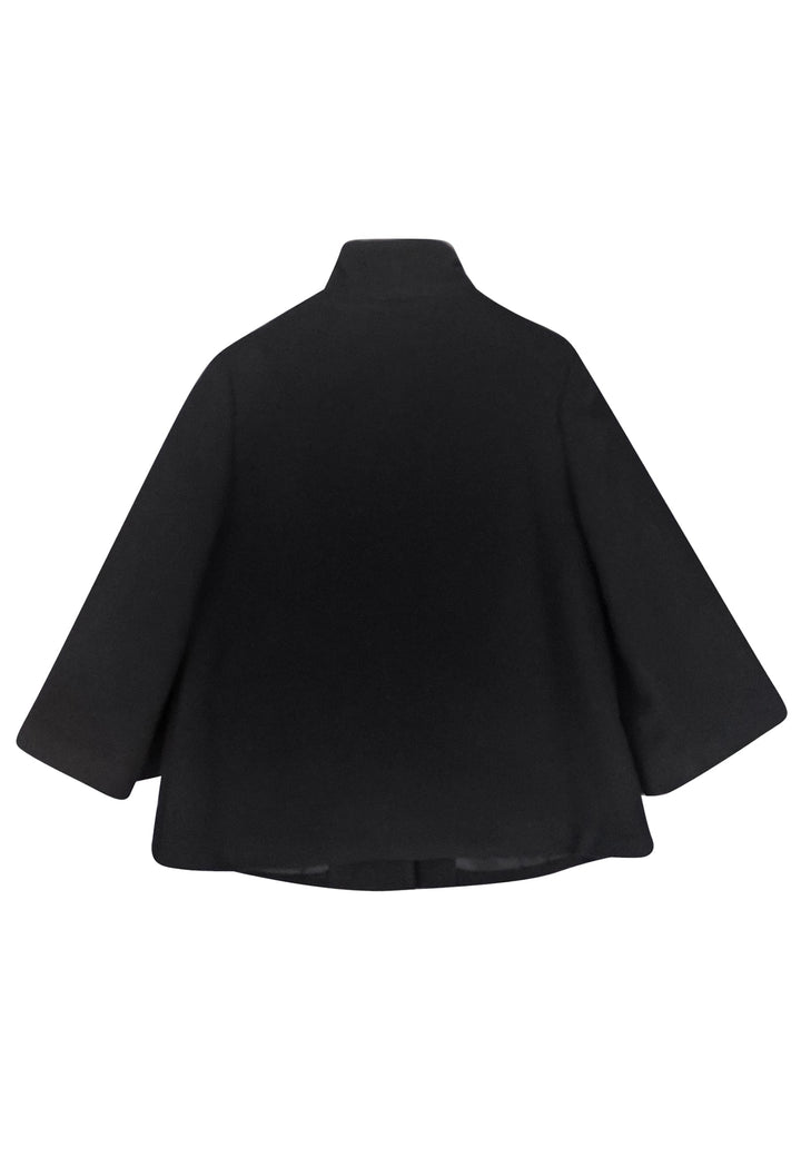 Cappa bambina Fay nera in lana