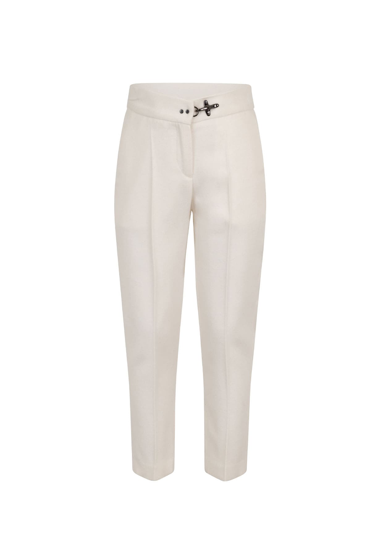 Pantalone chino bambina Fay panna in misto lana
