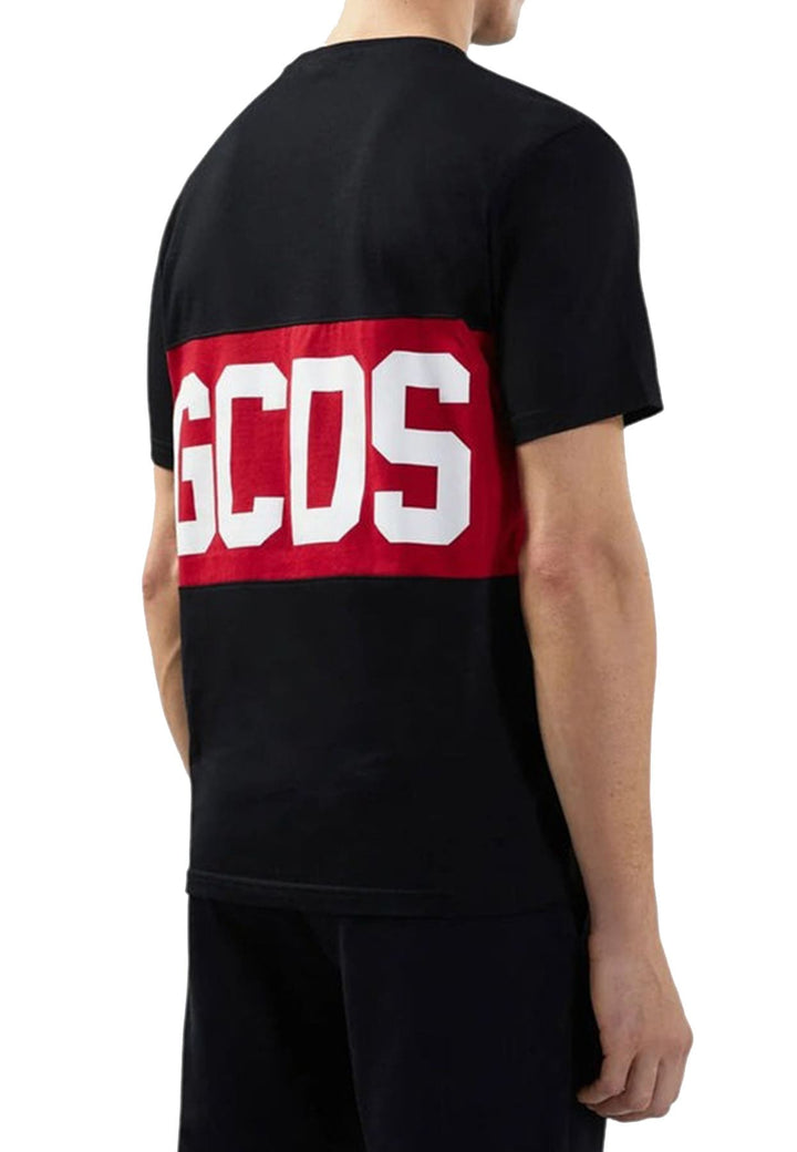 T-shirt GCDS unisex nera in cotone