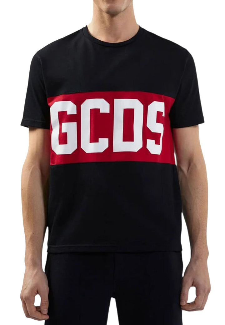 T-shirt GCDS unisex nera in cotone