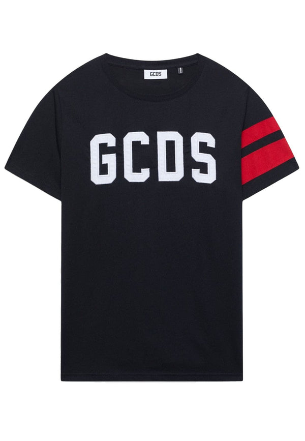 T-shirt GCDS unisex nera in cotone