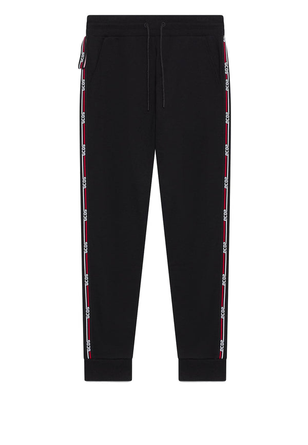 Pantalone sportivo nero unisex GCDS in cotone