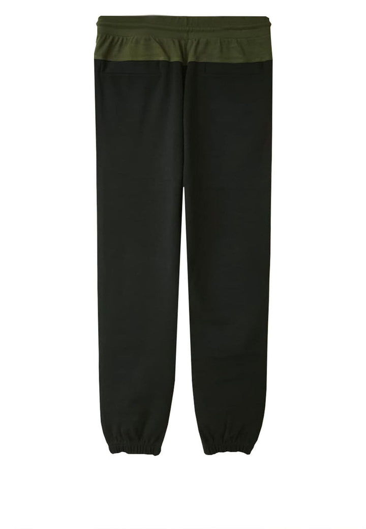 Pantalone sportivo nero unisex GCDS in piquet