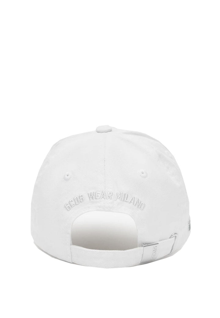 Cappello GCDS unisex bianco in cotone