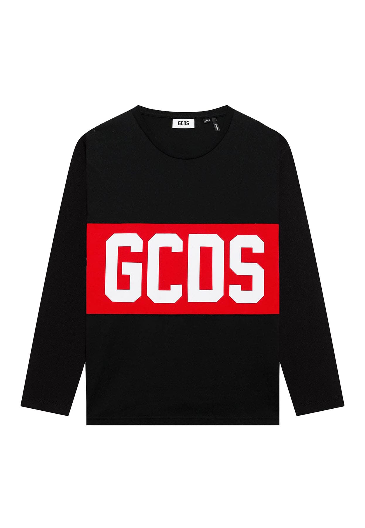 T-shirt unisex GCDS kids nera in cotone