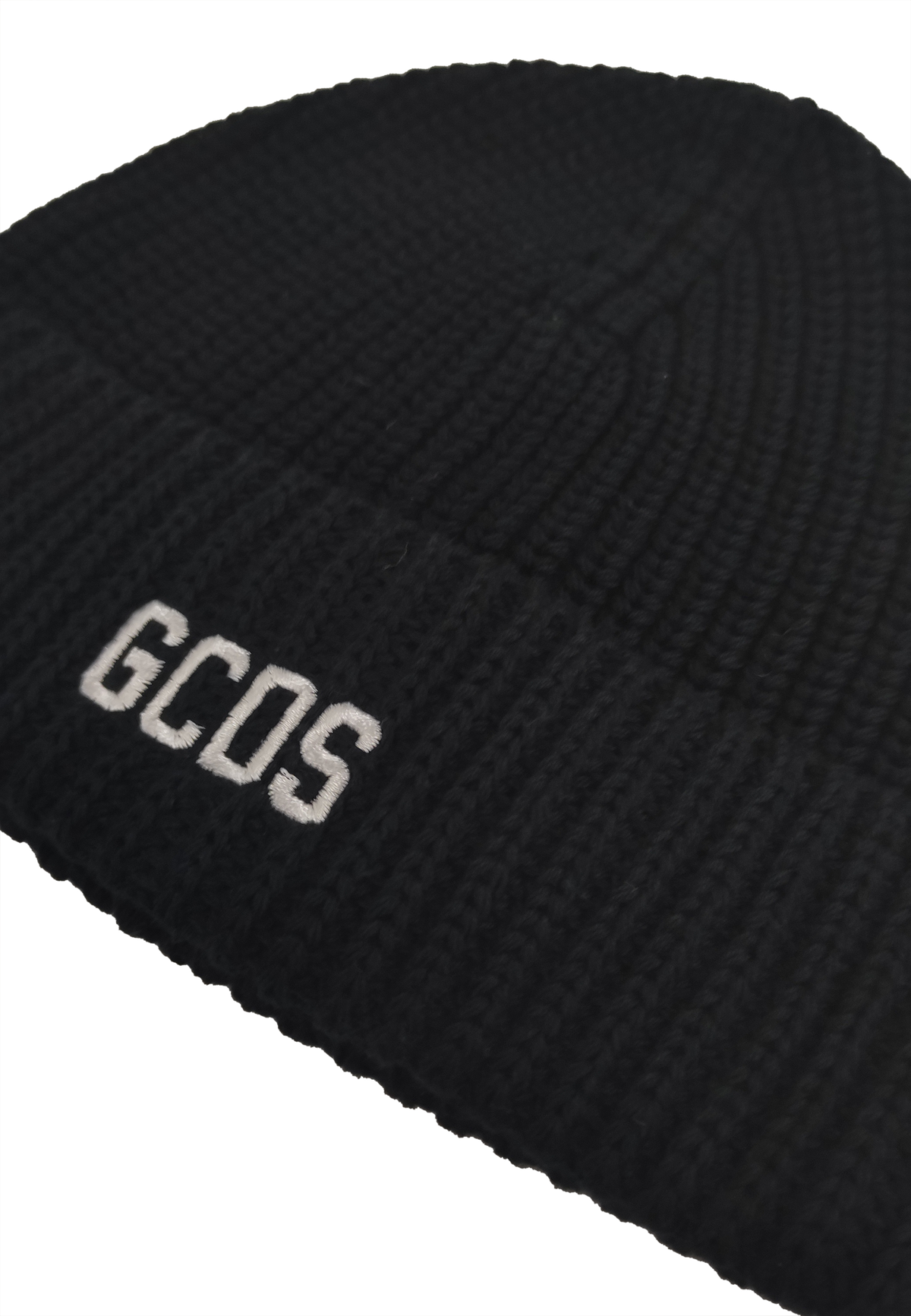 GCDS berretto nero bambino in cotone