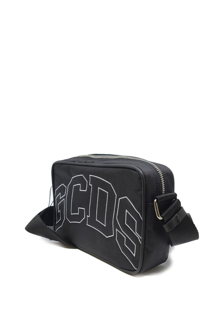 Borsa GCDS a tracolla nero unisex in nylon