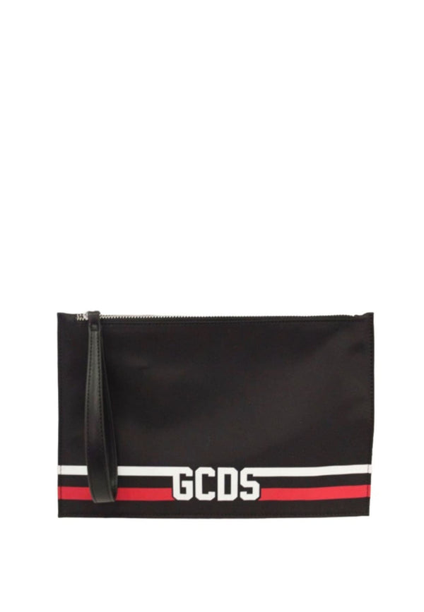 Pochette GCDS unisex colore nero in nylon