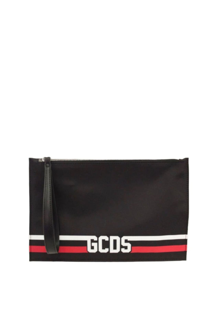 Pochette GCDS unisex colore nero in nylon