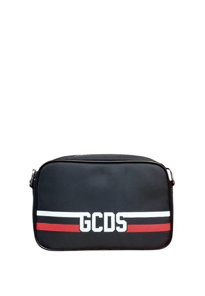 Borsa GCDS a tracolla nero unisex in nylon