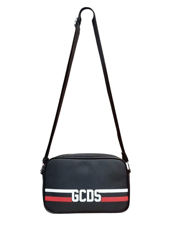 Borsa GCDS a tracolla nero unisex in nylon