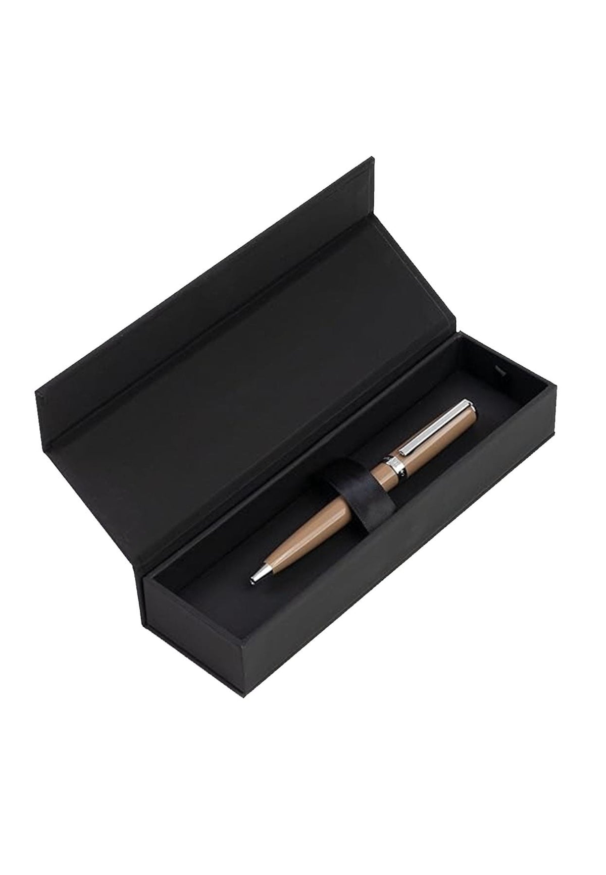Penna beige Hugo Boss in metallo