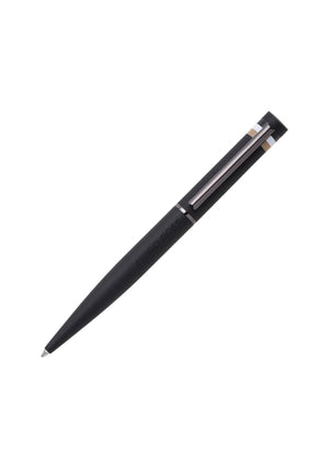 Penna nera Hugo Boss in metallo