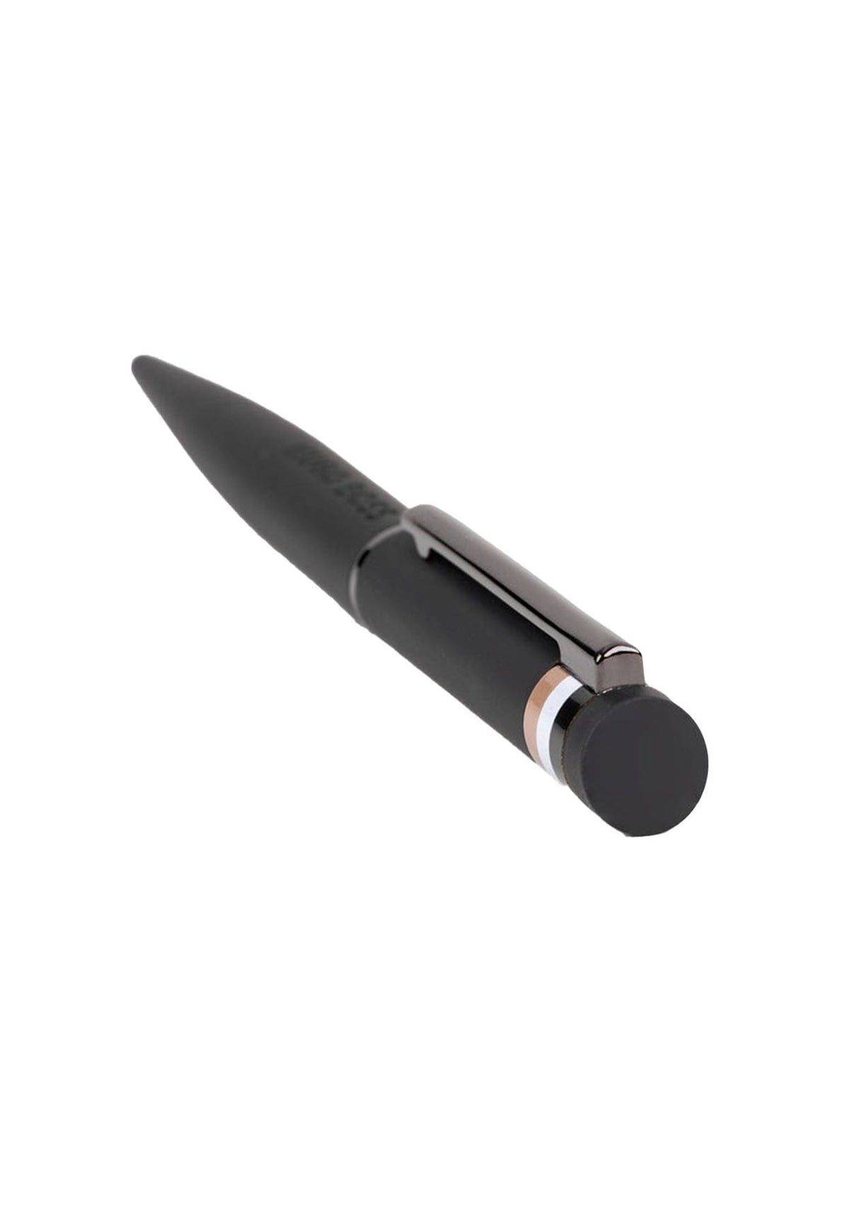 Penna nera Hugo Boss in metallo