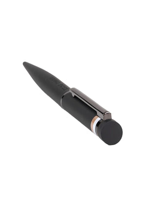 Penna nera Hugo Boss in metallo