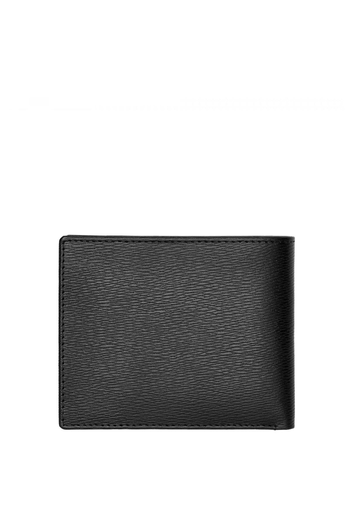 Portafoglio uomo Hugo Boss nero in pelle vegana
