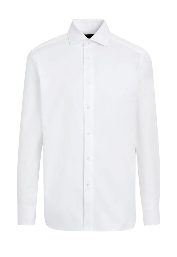 Camicia bianca uomo JCMan in tessuto elasticizzato no stiro