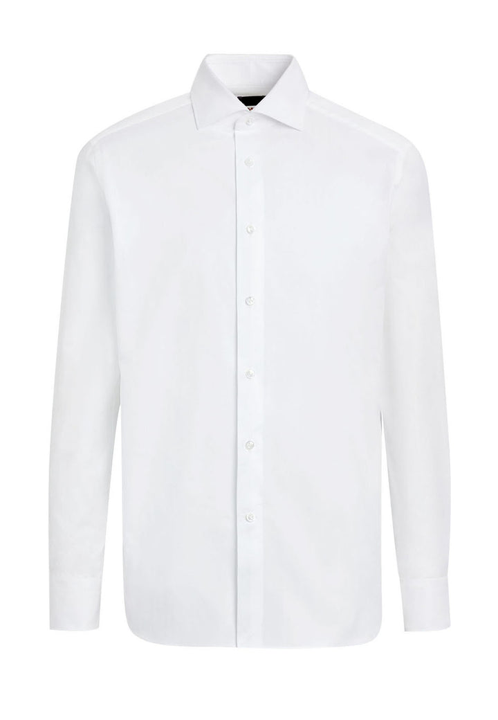 Camicia bianca uomo JCMan in tessuto elasticizzato no stiro