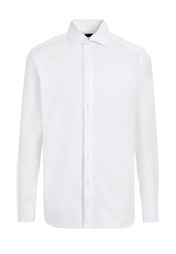 JCMAN Camicia uomo no stiro bianca