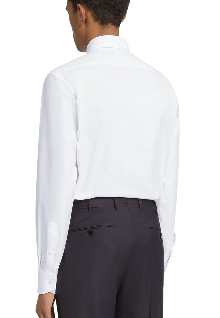 Camicia bianca uomo JCMan in tessuto elasticizzato no stiro