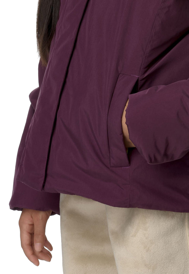 Giubbino bambina K-Way P. Lily soft touch marmotta viola in nylon