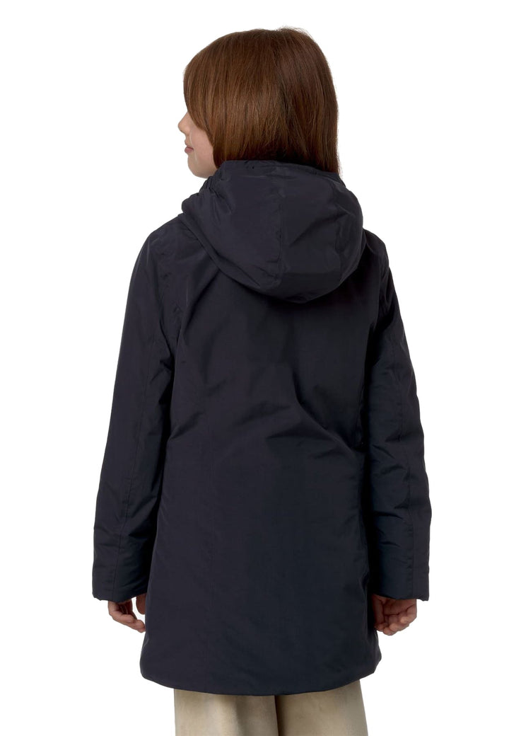 Giubbino bambina K - Way P. Denise soft touch marmotta blu in nylon