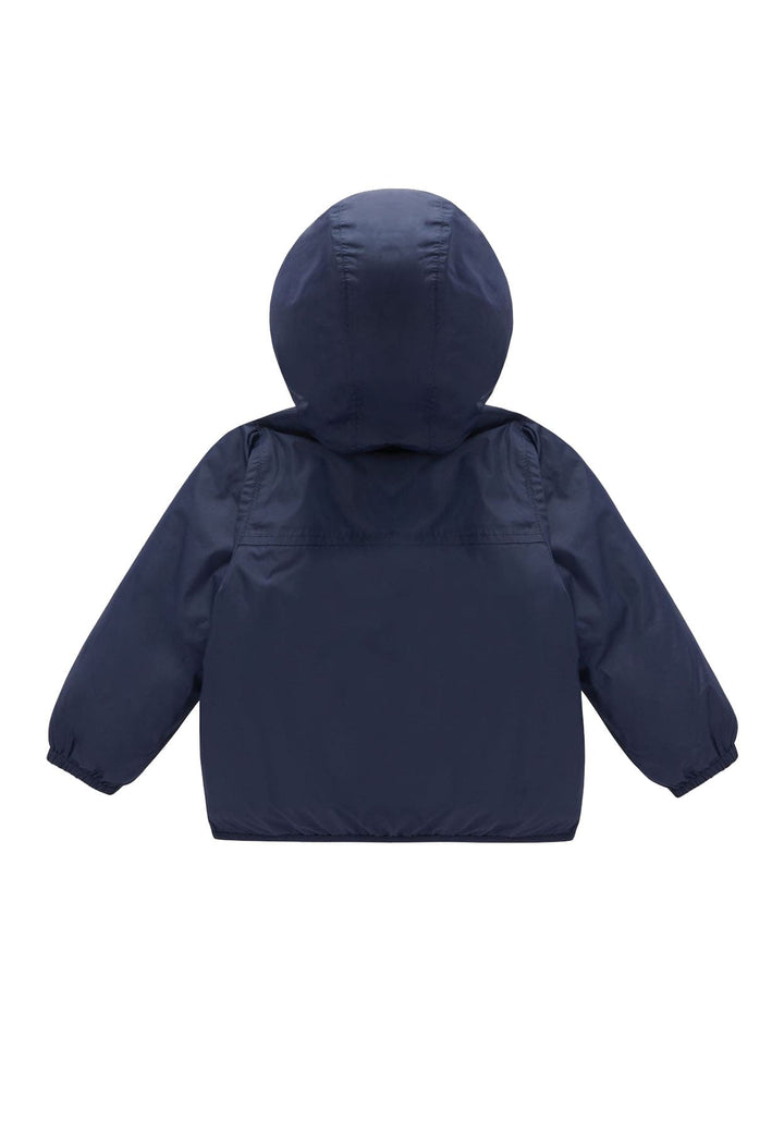 Giubbino neonato K--Way E. Le Vrai 4.0 Claudine orsetto blu in nylon