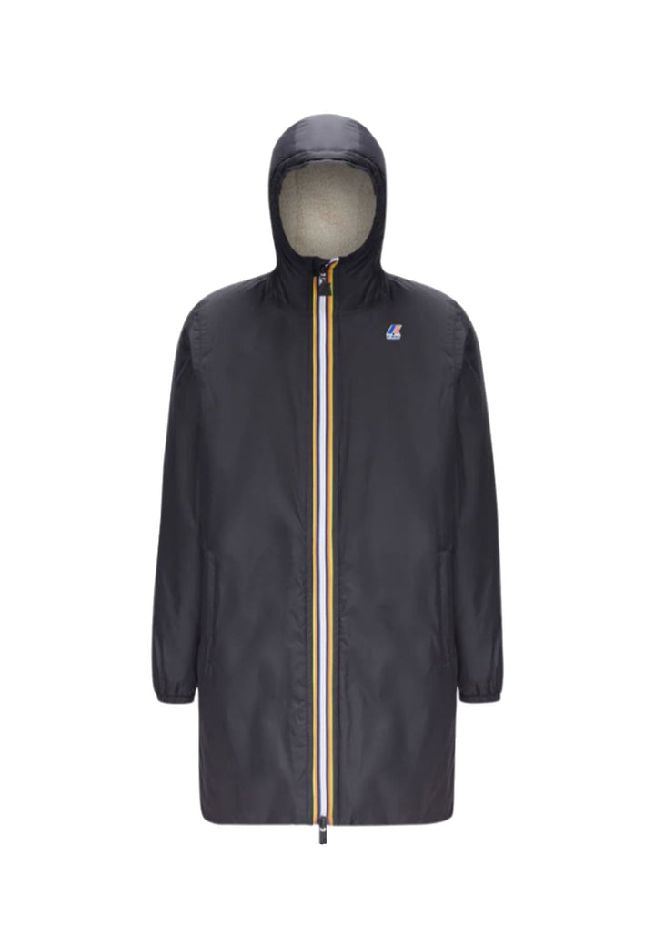 Giubbino bambino K-Way Le Vrai 4.0 Eiffel Orsetto blu in nylon