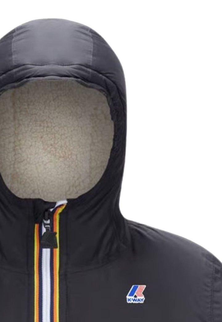 Giubbino bambino K-Way Le Vrai 4.0 Eiffel Orsetto blu in nylon