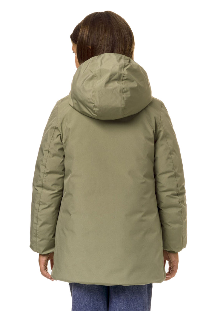 Giubbino bambina K-Way P.Sophie verde in nylon