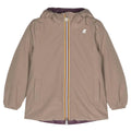 Giubbino bambina K-Way P.Sophie beige/viola in nylon
