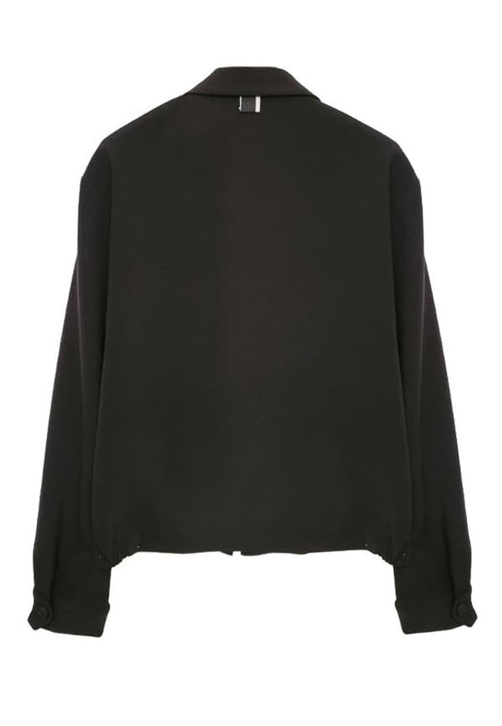 Camicia nera uomo Low Brand in tessuto tecnico