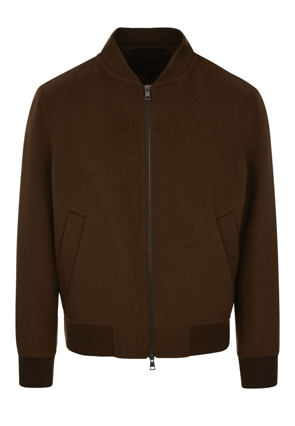 Giubbino bomber uomo cammello Low Brand in lana