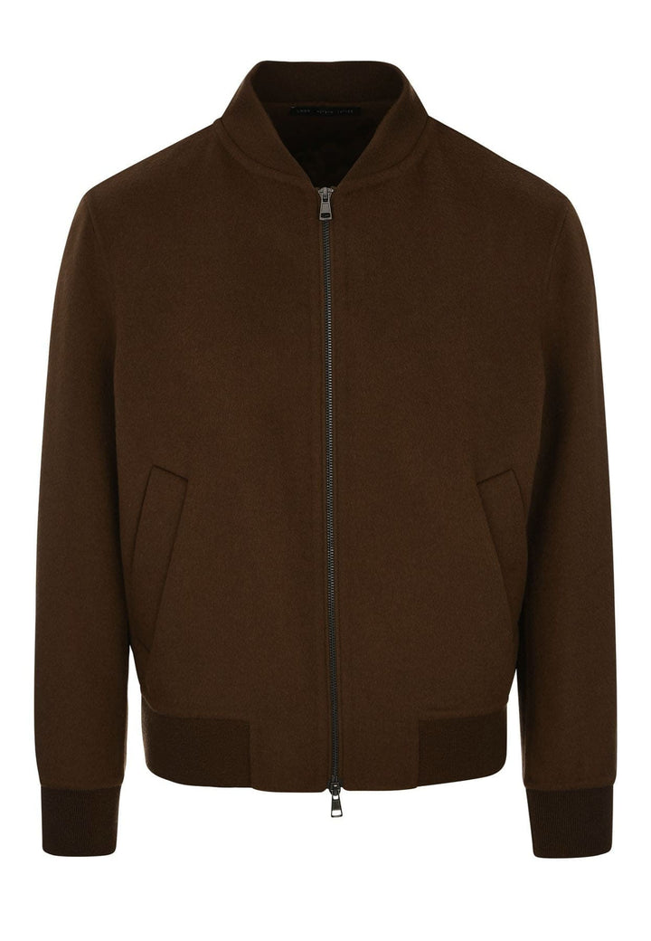 Giubbino bomber uomo cammello Low Brand in lana