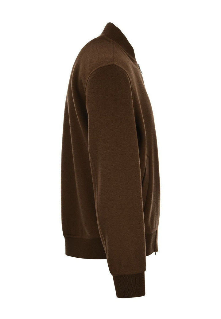 Giubbino bomber uomo cammello Low Brand in lana