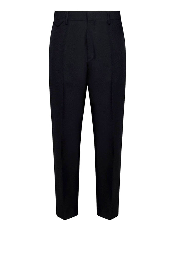 Pantalone nero uomo Low Brand in misto lana