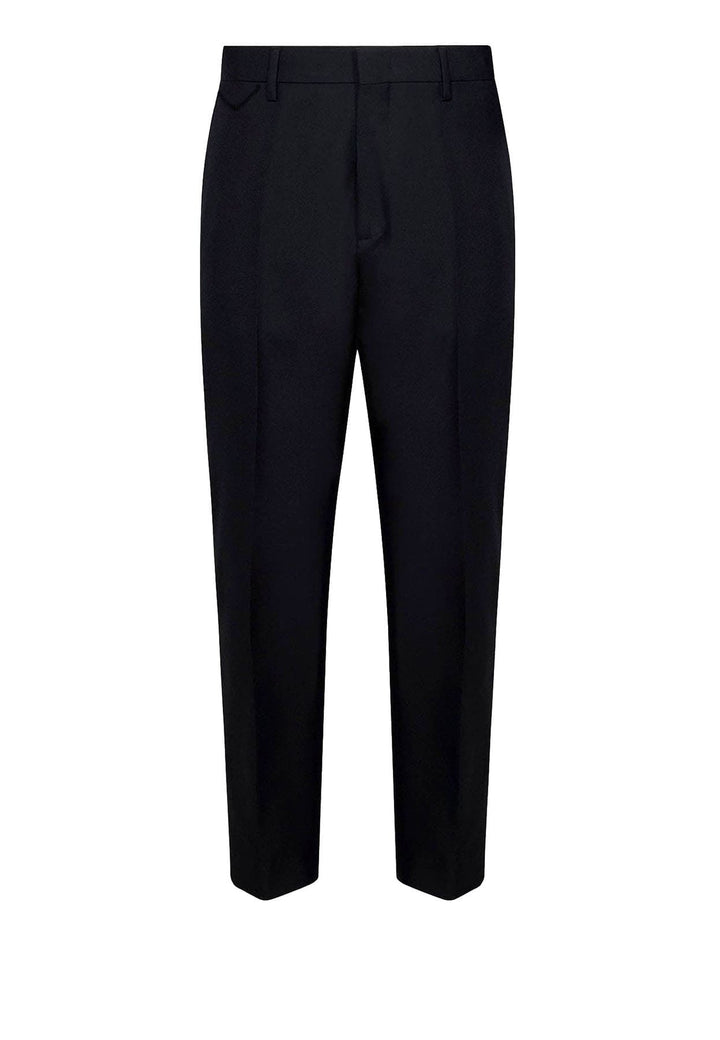 Pantalone nero uomo Low Brand in misto lana