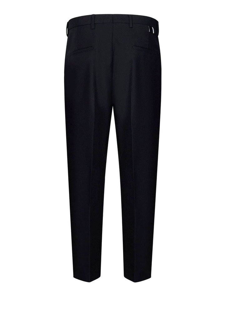 Pantalone nero uomo Low Brand in misto lana