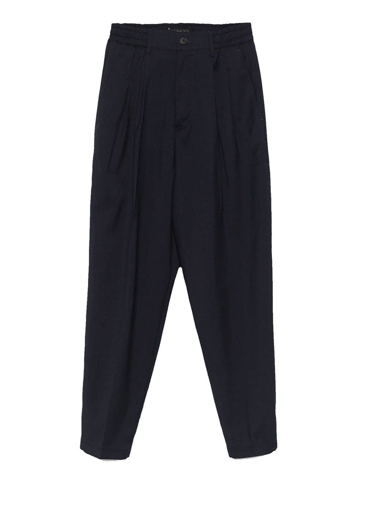 Pantalone blu uomo Low Brand in lana