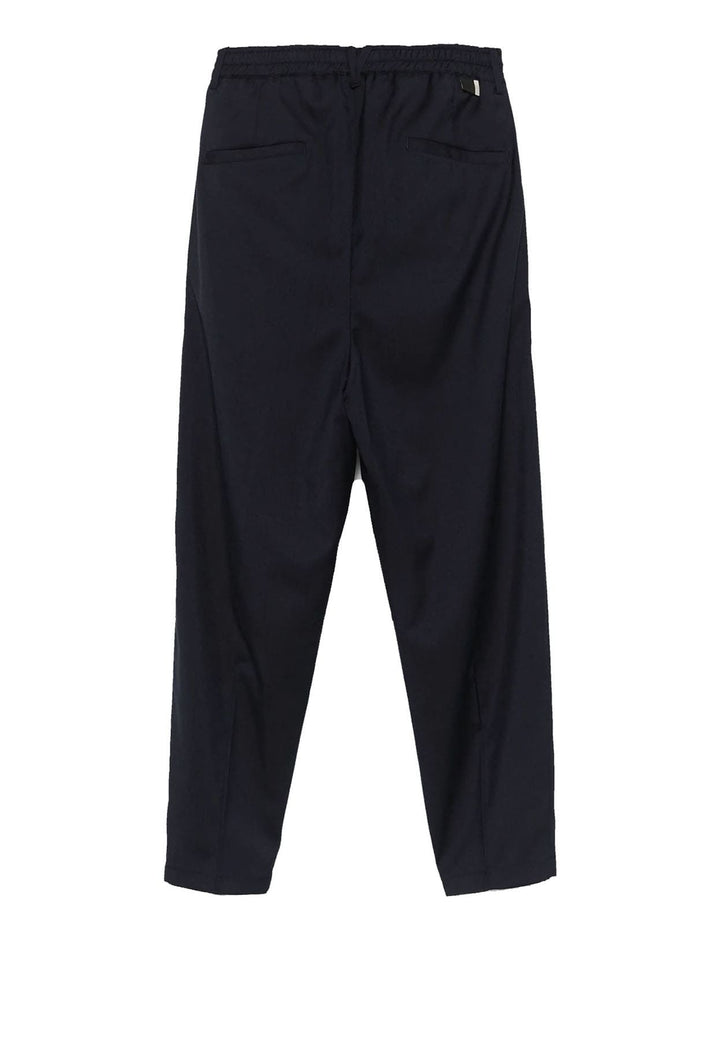 Pantalone blu uomo Low Brand in lana