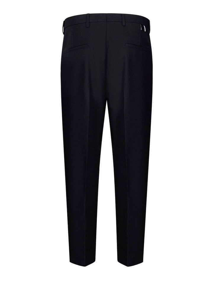 Pantalone nero uomo Low Brand in misto lana