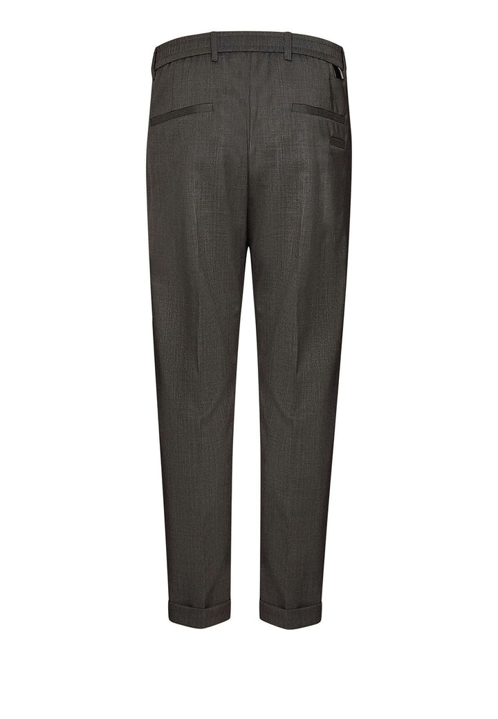 Pantalone grigio uomo Low Brand in misto lana