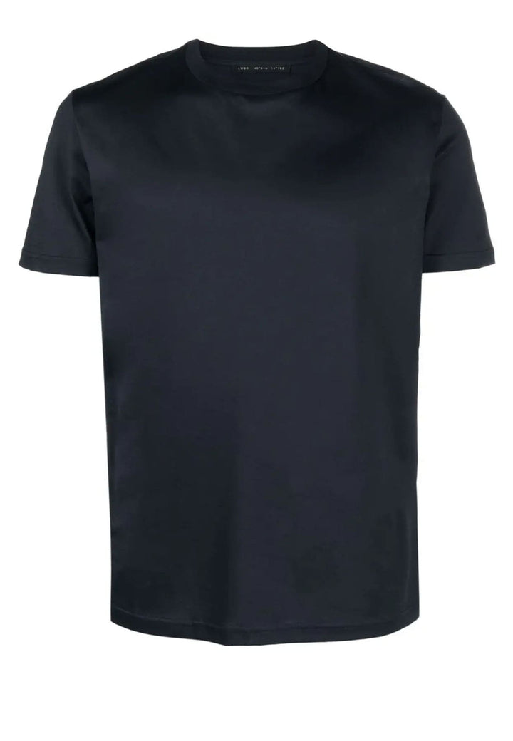 T-shirt uomo Low Brand blu in cotone