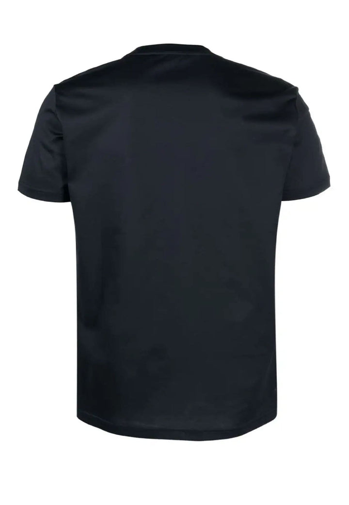 T-shirt uomo Low Brand blu in cotone