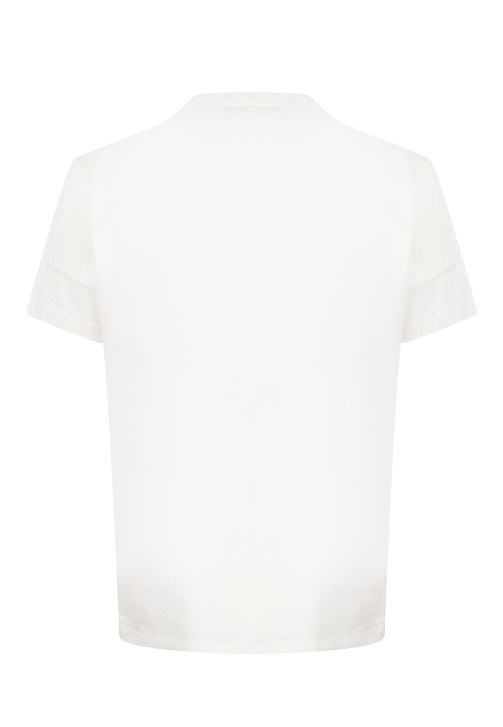 T-shirt uomo Low Brand bianca in cotone