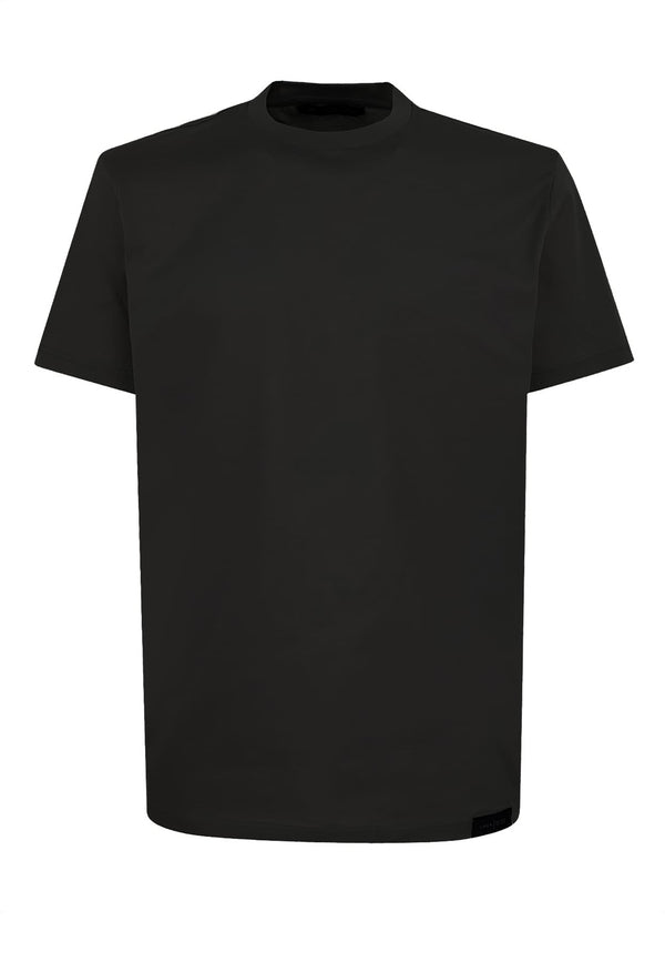 T-shirt uomo Low Brand nera in cotone