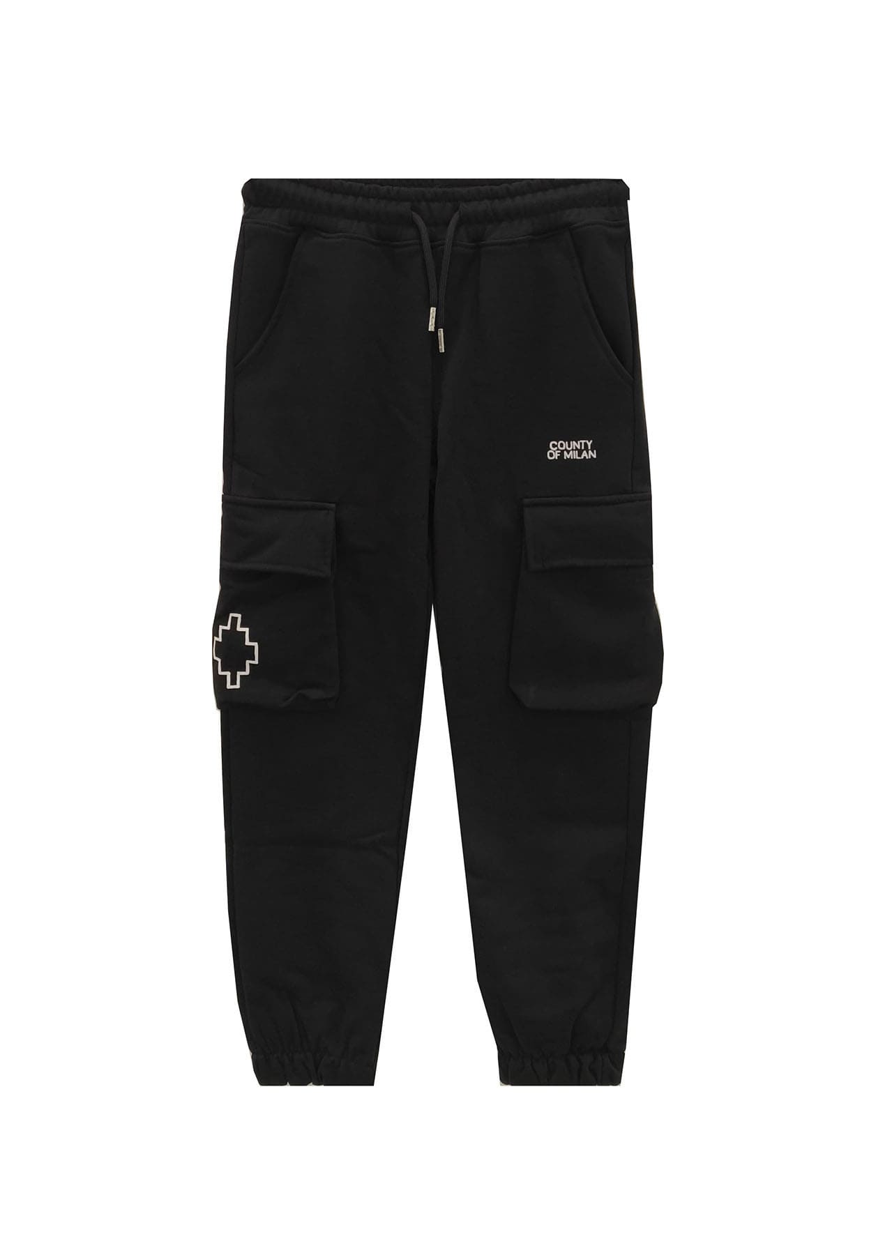 Pantalone sportivo bambino Marcelo Burlon County Of Milan kids nero in cotone