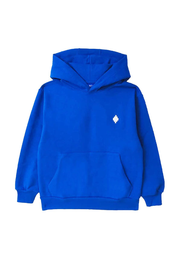 Felpa bambino Marcelo Burlon County of Milan kids bluette in cotone