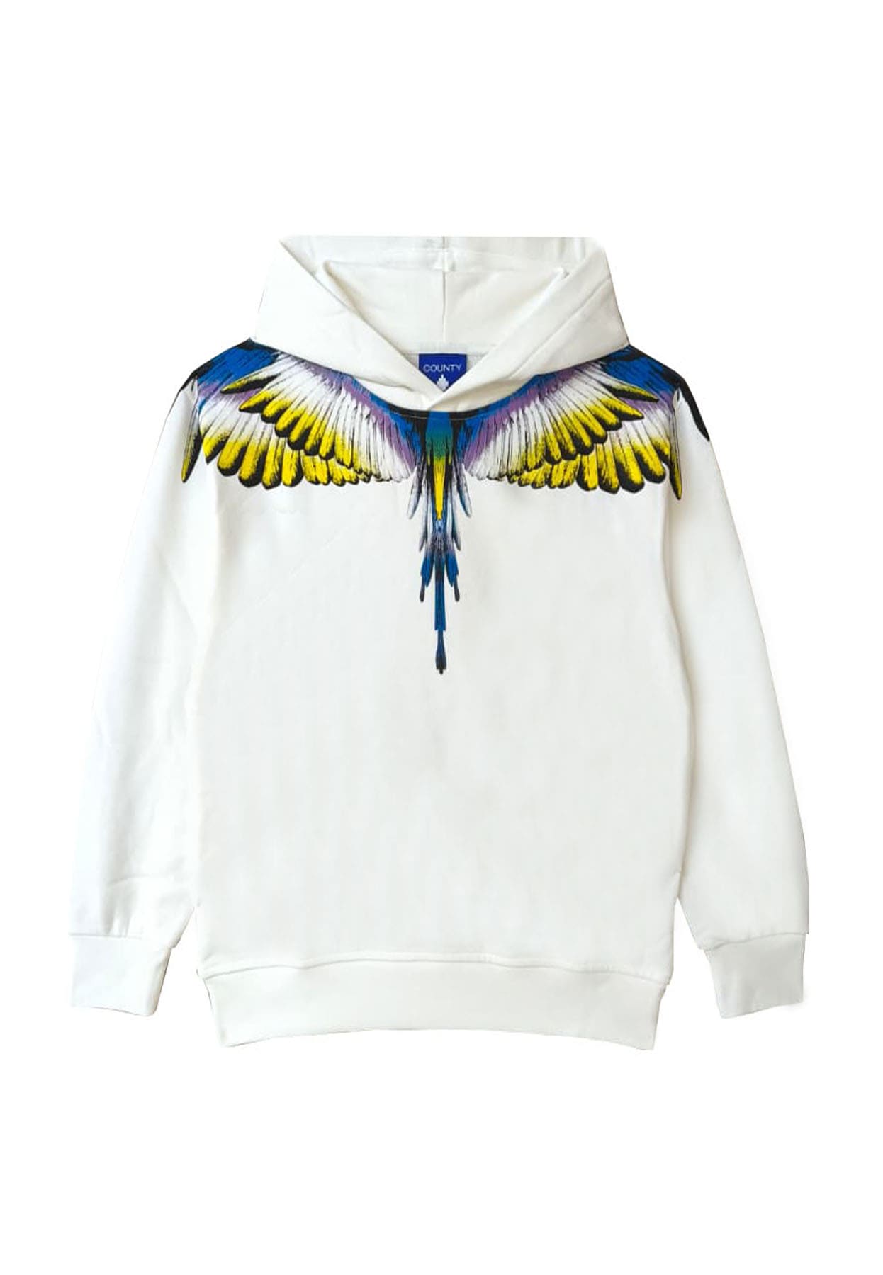 Felpa bambino Marcelo Burlon County of Milan kids bianca in cotone